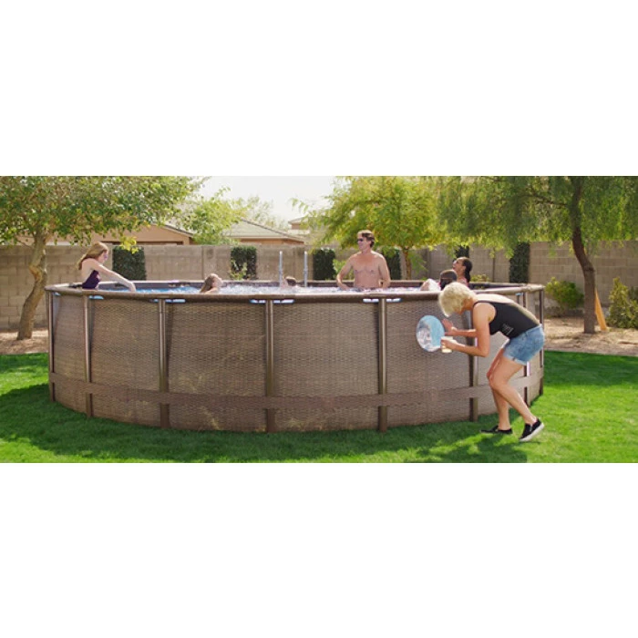 Piscine Tubulaire Ronde Bestway Power Steel Swim Vista 4,88 X 1,22 M – Image 2