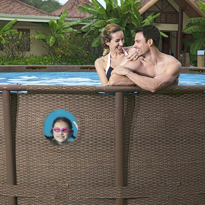 Piscine Tubulaire Ronde Bestway Power Steel Swim Vista 5,49 X 1,22 M – Image 6