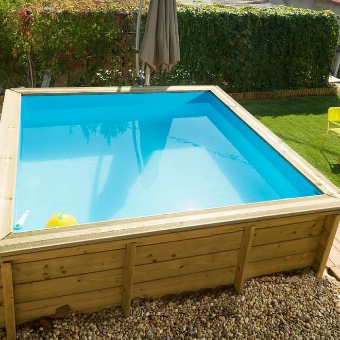 Piscinette Tropic Junior En Bois Pour Enfants 2 X 2 M – Image 3