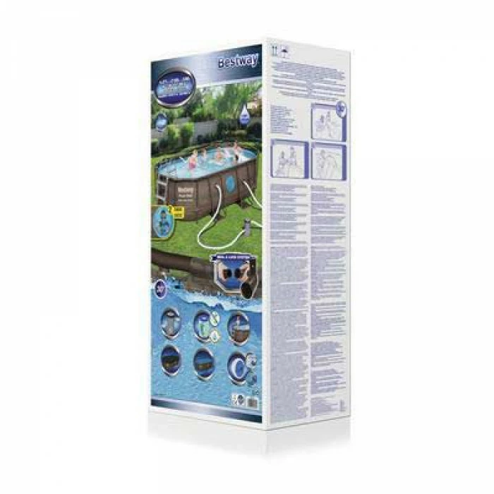 Piscine Tubulaire Ovale Bestway Power Steel Swim Vista 4,27 X 2,50 X 1 M – Image 13