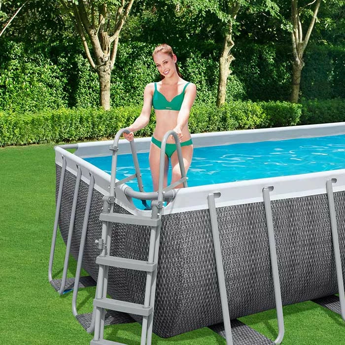 Piscine Tubulaire Bestway Power Steel Rotin Gris 4,88 X 2,44 X 1,22 M – Image 9