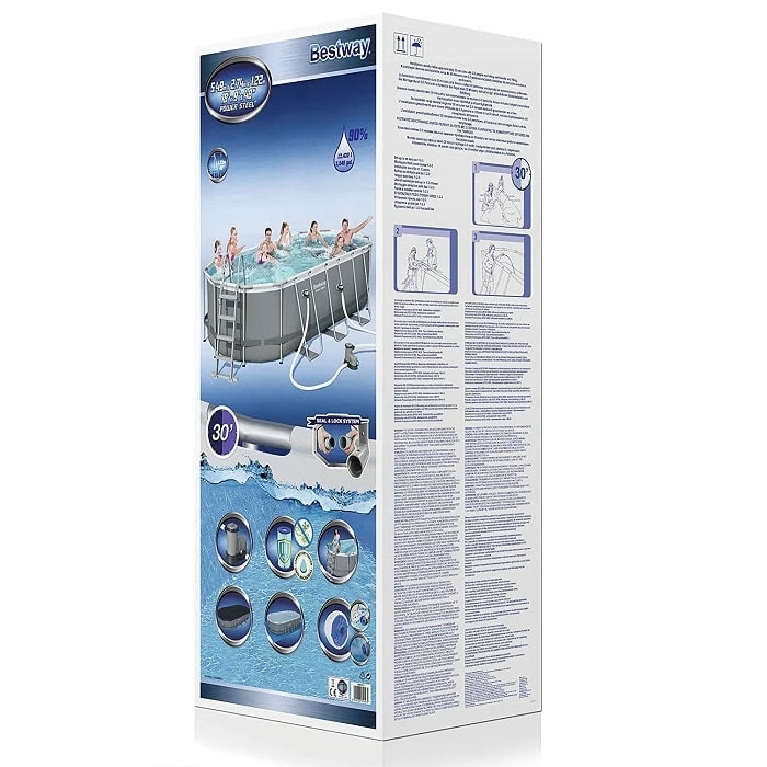 Piscine Tubulaire Ovale Bestway Power Steel 5,49 X 2,74 X 1,22 M – Image 10