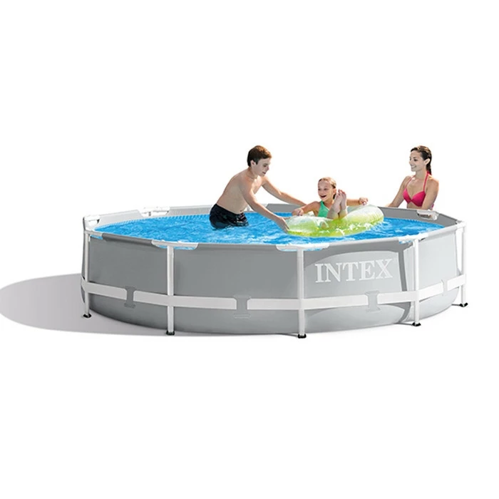 Piscine Tubulaire Ronde Intex Prism Frame 3,05 X 0,76 M + Epurateur 1 M3