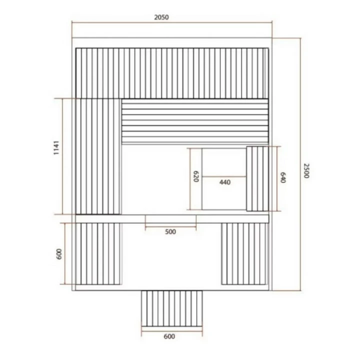 Sauna Traditionnel D'extérieur Holl's Gaïa Luna – Image 5