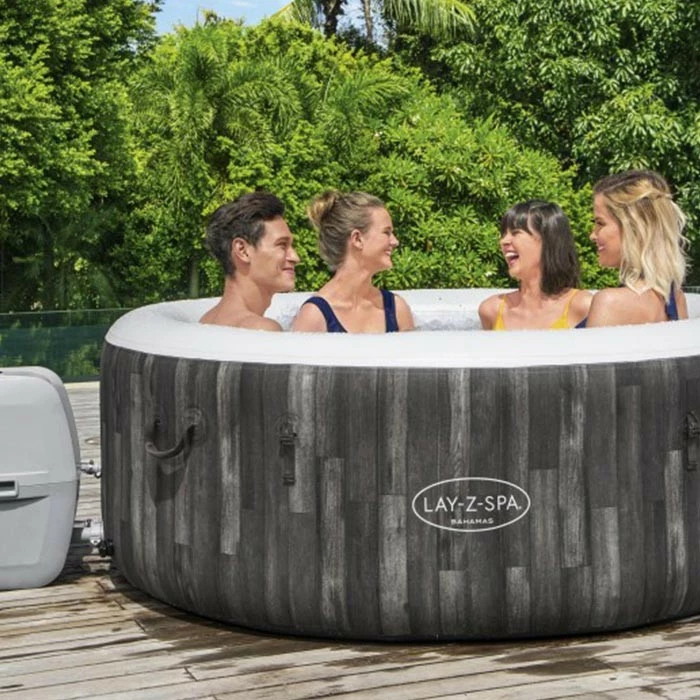 Spa Gonflable Bestway Lay-Z Spa BAHAMAS AirJet 4 Places – Image 4