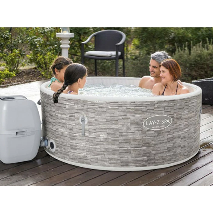 Spa Semi-rigide Bestway Lay-Z-Spa VANCOUVER AirJet Plus 5 Places – Image 2