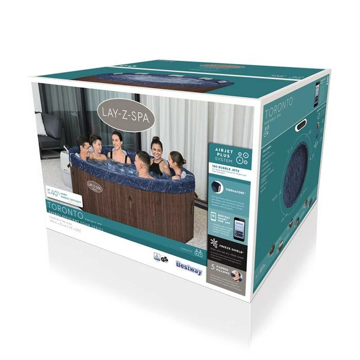 Spa Semi-rigide Bestway Lay-Z Spa TORONTO AirJet Plus 7 Places – Image 11