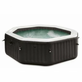 Structure Gonflable Seule Pour Spa Bulles/Jets Octogonal Noir 4 Personnes Intex (réf. 28454EX)