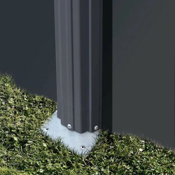 GRE Piscine Ronde Acier Gré Gris Anthracite - Ø 3,00 X 1,20 M – Image 5