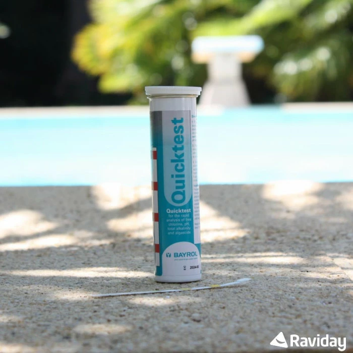 Tube De 50 Bandelettes D'analyse Et Test PH Bayrol Quicktest – Image 4